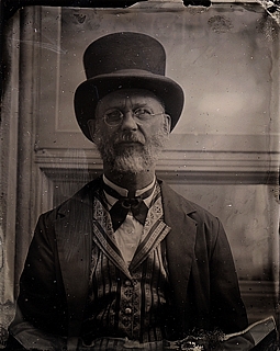 Self Portrait using wet plate process